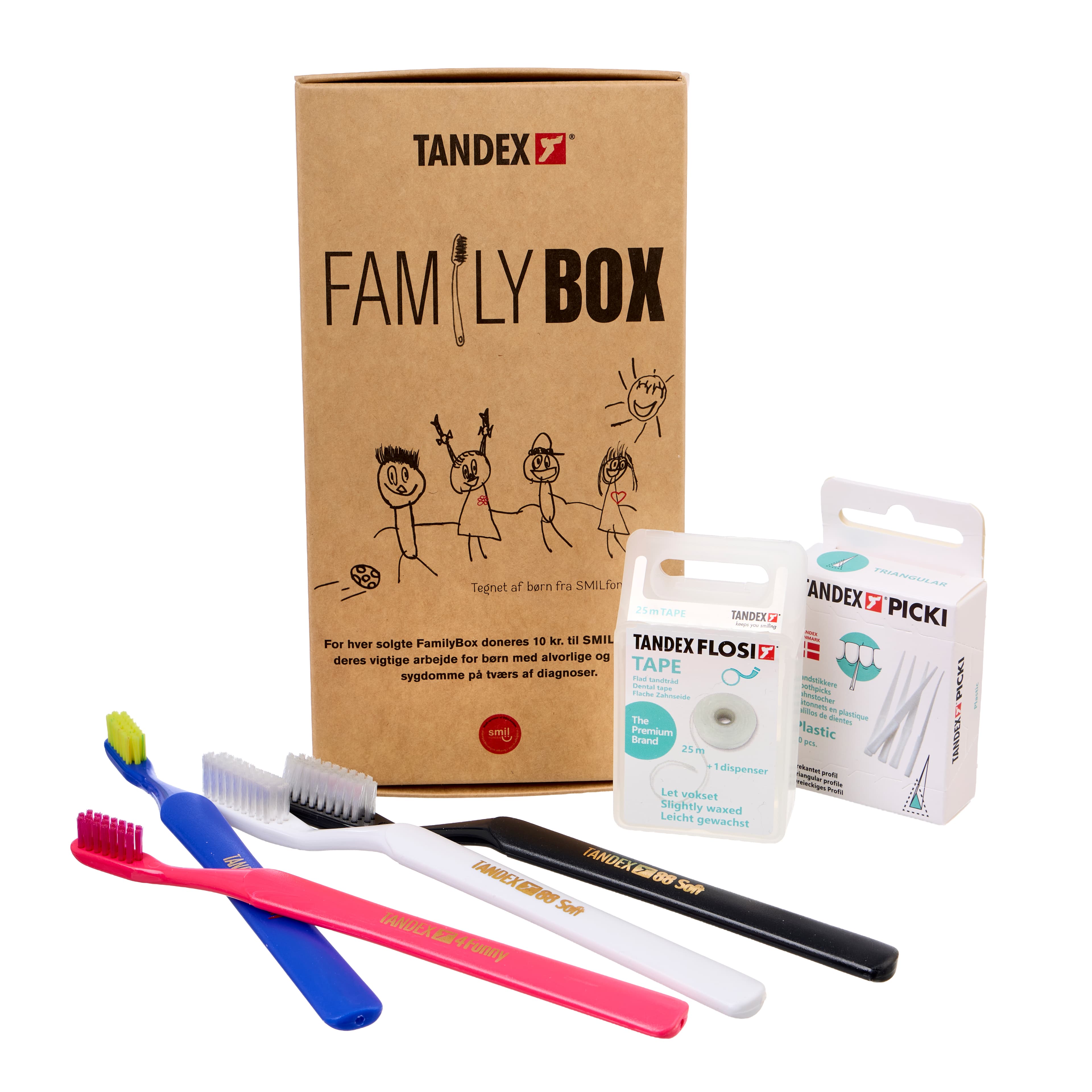 TANDEX og SMILfonden FAMILYBOX